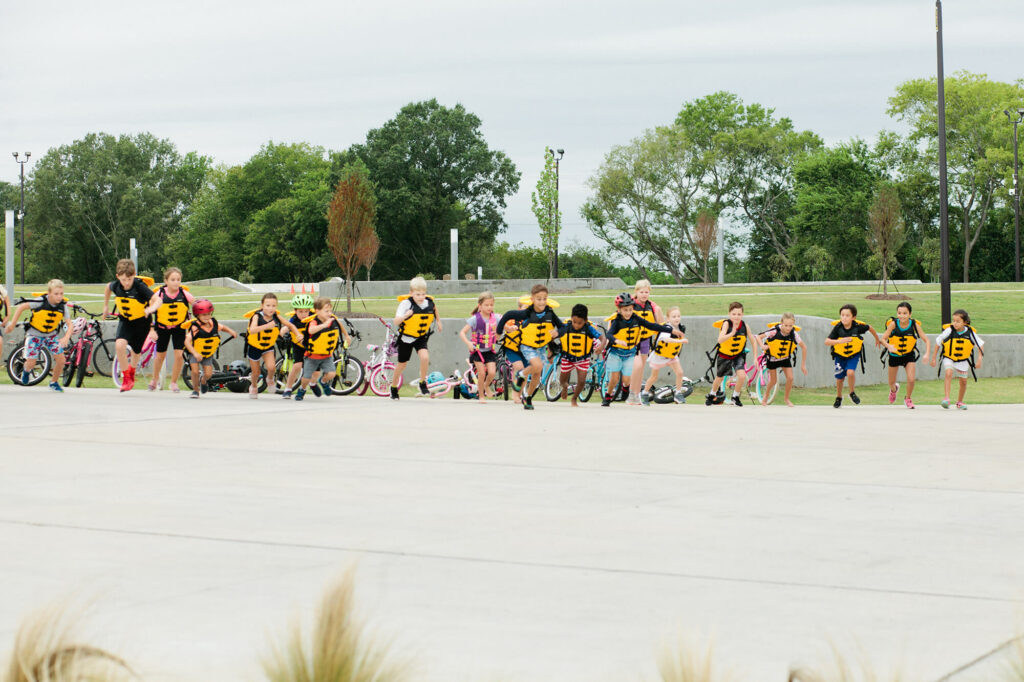 Lil Tri Triathlon at Montgomery Whitewater for the Golden Hour Festival on September 1, 2024.